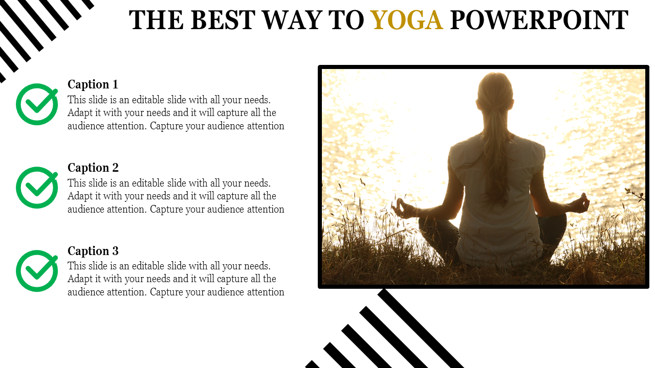 yoga powerpoint template-The Best Way To YOGA POWERPOINT TEMPLATE